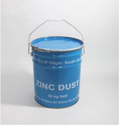 UN Rated 5 Gallon Metal Pails For Inks With Lever Lock Ring Lid