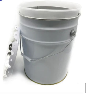 Conical 5 Gallon Open Head Steel Pail With PE Drum Liners 0.32-0.42mm