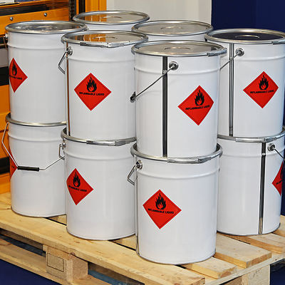 Metal 5 Gallon Paint Bucket Round For Flammable Liquid Storage