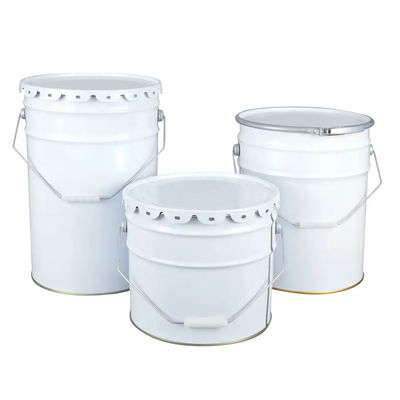 1 Gallon To 6 Gallon Metal Ink Tinplate Pails With UN Approved For Printing And Packaging