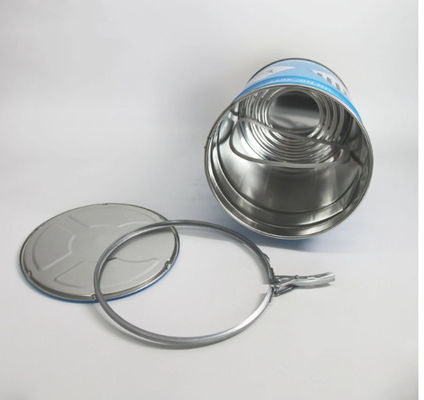 UN Rated 5 Gallon Metal Pails For Inks With Lever Lock Ring Lid