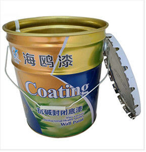 UN Rated 5 Gallon Chemical Resistant Bucket With Castellated Lid