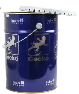 0.28-0.42mm 5 Gallon Paint Bucket Tinplate Pails With Castellated Lid For Paint Storage