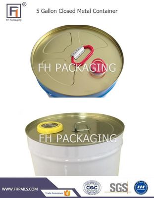 UN Rated 5 Gallon Tight Head Pail For Palm Oils Round