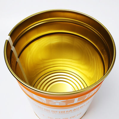 Steel 5 Gallon Metal Pails For Storing Of Fire Retardant Chemical Coatings