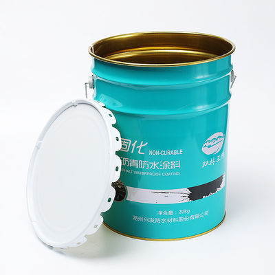 UN Rated 18L Metal Paint Bucket With Corrosion Resistance