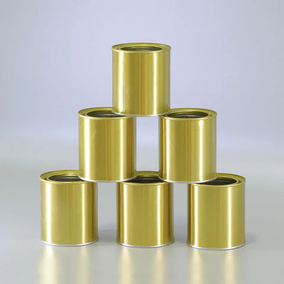 1L 4L Mini Empty Round Metal Painting Tin Cans With Plain Lid