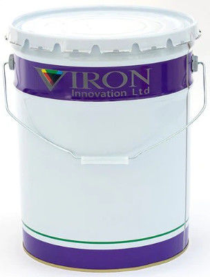 Steel Open Head Printed Metal Pail Bucket 18L With Curly Edge Lids UN Approves
