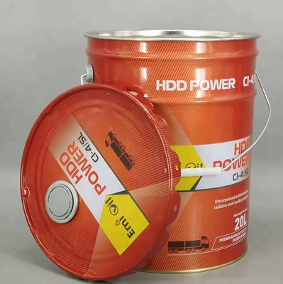 20 Liters Metal Bucket And Lid Open Head With Flexible Spouts Flower Lids