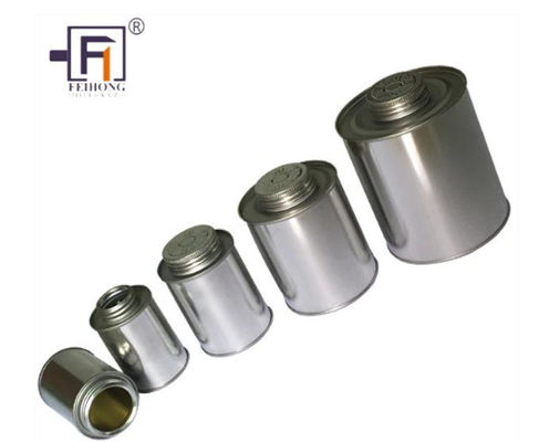 118ML Metal Tin Containers With Screw Top Lid For Chemical Adhesives