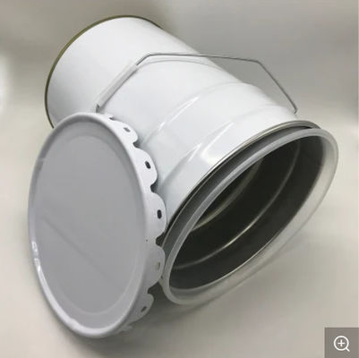 Conical 5 Gallon Open Head Steel Pail With PE Drum Liners 0.32-0.42mm