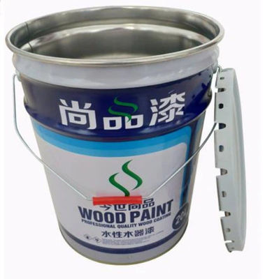 18 Liter Glue Paint Tin Metal Bucket With Lid UN Approved