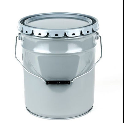 UN Approved Metal Grease Bucket 0.32-0.42mm For Transportation And Packages