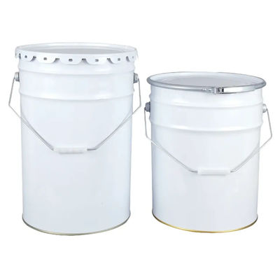 Reusable Steel Empty Paint Buckets With Lids 5 Gallon