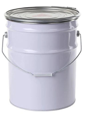 15L Steel Bucket With Lid Metal For Building Products Storage