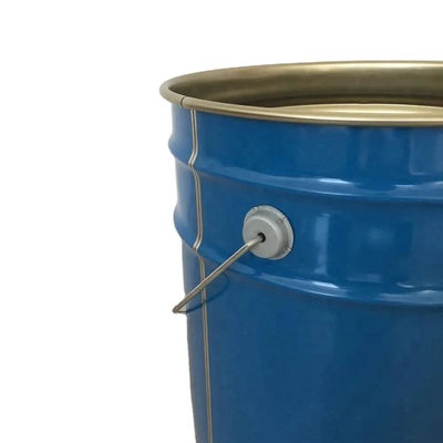0.32-0.42mm Metal Empty 5 Gallon Paint Buckets For Railroad Spikes