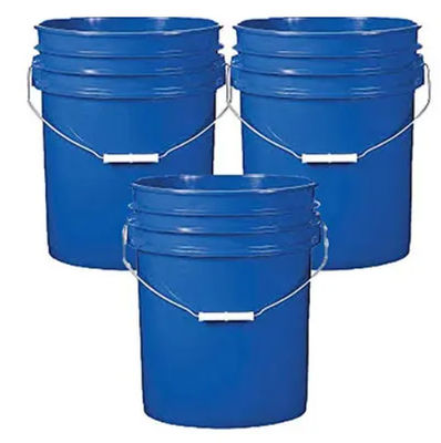 16L Printing Inks Plastic Storage Pails With Metal Handle Plastic Grips