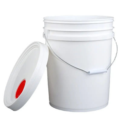 16L Printing Inks Plastic Storage Pails With Metal Handle Plastic Grips