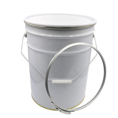 Gold Phenolic Lined Metal 5 Gallon Paint Bucket With UN Approval