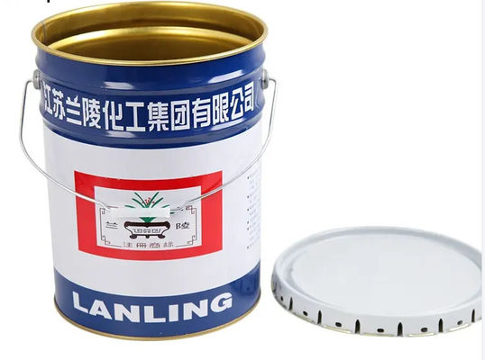 1 Gallon To 6 Gallon Metal Ink Tinplate Pails With UN Approved For Printing And Packaging