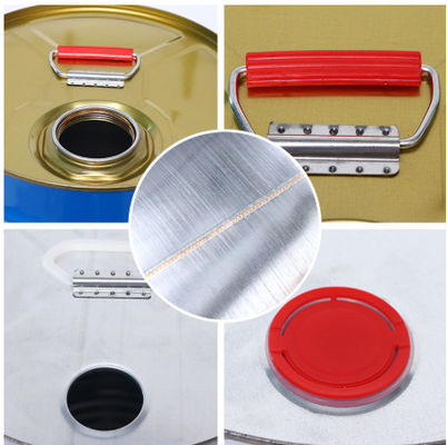 25L Tight Head Metal Pail Bucket With Spout For Gasoline Packages