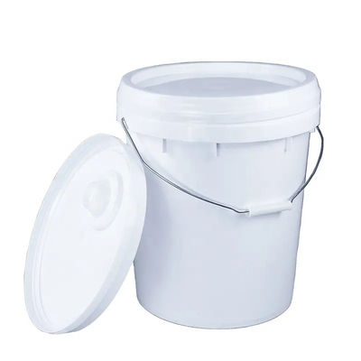 PP UN Approved 20 Liter Plastic Bucket With Metal Handles And Spout Lid