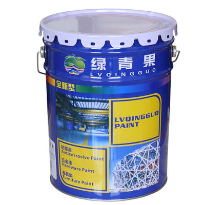 Tinplate Chemicals Solvent Bucket 1 To 6 Gallon 0.32-0.42mm