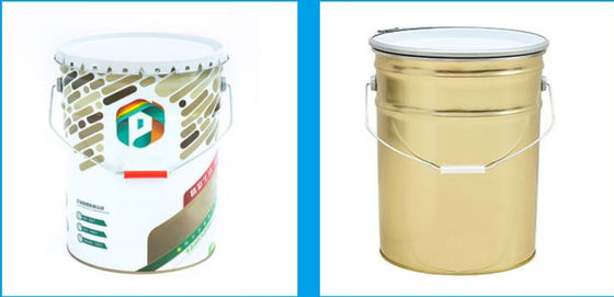 Antirust Round Excavator Paint Bucket Metal General Purpose Customizable Design