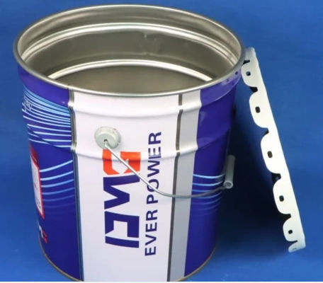 Anti Corrosion 20l Metal Paint Bucket With Durable Handle And Lid