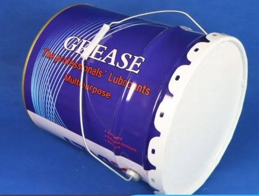 Anti Corrosion 20l Metal Paint Bucket With Durable Handle And Lid