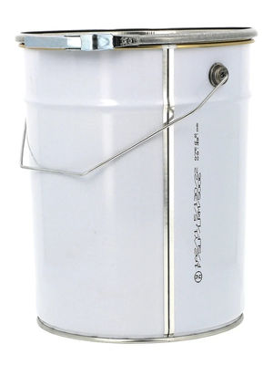 Gold Lined Open Head Steel Pail Perfect Container For Transporting Liquids