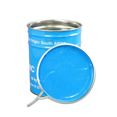 Customizable 20L Tinplate Ink Pails With Metal Handle And Rubber Gasket