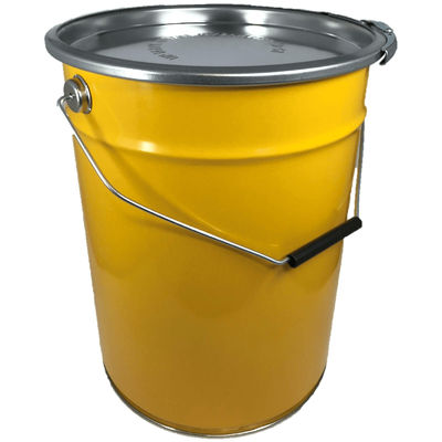 Epoxy Lined Steel Open Head Pail With Ring Seal Cover Epdm Gasket