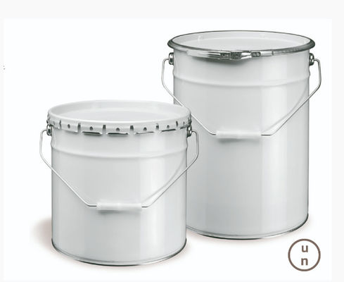 Tapered Metal Pails With Lever Lock Ring Lid